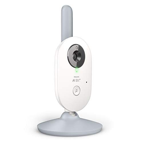 Philips Avent Vigilabebés Con Cámara Scd833/01 - Vigilabebés Con Vídeo Digital Con Privacidad Y Seguridad (a-fhss), Pantalla A Color De 2,7", Nanas Relajantes E Intercomunicador, color Blanco
