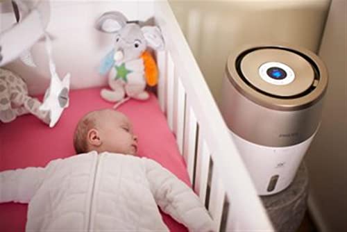 Philips HU4803/01 – Humidificador con Tecnología NanoCloud de eVaporación Inteligente y Control Automático, Hasta 25 m²