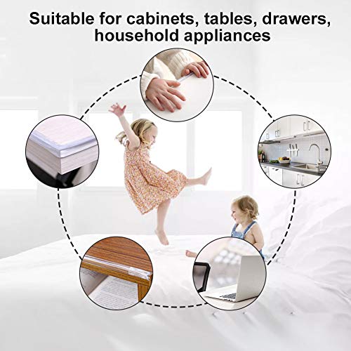 Phiraggit Protector para Esquinas y Bordes, anticolisión Tira para Seguridad Bebés y niños - Mas Adhesivo Adicional,Cobertura Total de 6.1M, | Kit de la Seguridad del niño en la Casa |