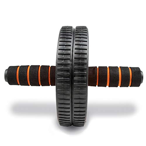 Phoenix Fitness Ab Roller - Abdominales Para Ejercicios De Fitness Para El Hogar y El Gimnasio - Mangos De Espuma Para Entrenamiento De Abdominales