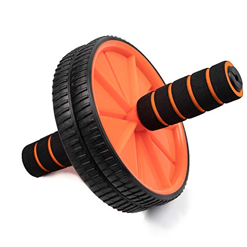 Phoenix Fitness Ab Roller - Abdominales Para Ejercicios De Fitness Para El Hogar y El Gimnasio - Mangos De Espuma Para Entrenamiento De Abdominales