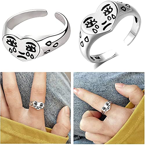 PhoenixDN 12 Piezas Anillos Punk Vintage, De Anillos Punk Vintage para Hombres, Anillos Punk Vintage Góticos, Open Fingerring Plateado GóTico Apilable, Conjunto De Joyas