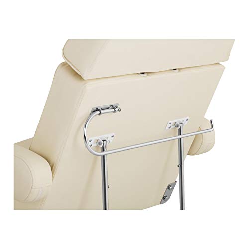 physa Sillón De Pedicura Camilla De Estética PHYSA FLORENCE BEIGE (Hasta 200 kg, Altura: 51-68 cm, Mecanismo de elevación hidráulico, Beige)