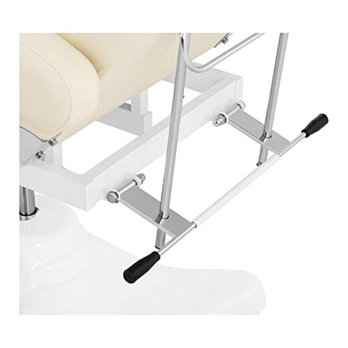 physa Sillón De Pedicura Camilla De Estética PHYSA FLORENCE BEIGE (Hasta 200 kg, Altura: 51-68 cm, Mecanismo de elevación hidráulico, Beige)