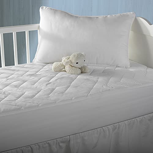 Pikolin Home - Protector de colchón acolchado de cuna antiácaros, membrana impermeable SmartSeal para colchones de hasta 32 cm de altura