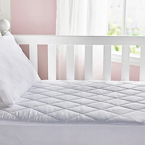 Pikolin Home - Protector de colchón acolchado de cuna antiácaros, membrana impermeable SmartSeal para colchones de hasta 32 cm de altura