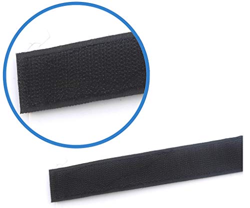 Pilika Correas de Repuesto para Hoverkart Hover Board Kart Magic Cintas de Nylon Pegatina De Negro L Talla Grande Paquete de 4 Piezas (Dos Pares)