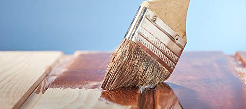Pintura Barniz para Madera, Pintura Barniz de Rápido Secado para Superfícies Interiores (Madera Wengue, 375 ML)