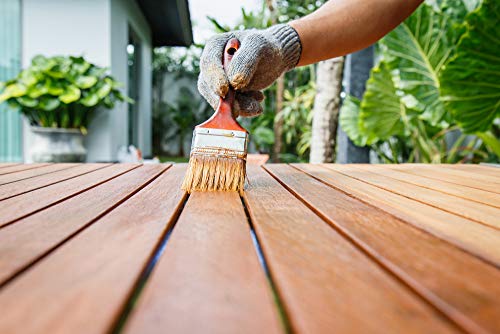 Pintura Barniz para Madera, Pintura Barniz de Rápido Secado para Superfícies Interiores (Madera Wengue, 375 ML)