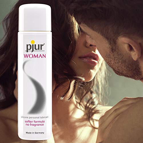 pjur WOMAN - Lubricante de silicona para mujeres - para sexo estimulante y placer duradero - ideal para piel sensible (30ml)