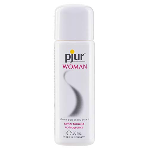 pjur WOMAN - Lubricante de silicona para mujeres - para sexo estimulante y placer duradero - ideal para piel sensible (30ml)