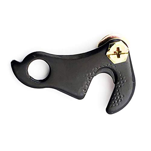 Placa de suspensión de cambio de engranaje trasero de bicicleta, adaptador convertidor con tuerca y perno para bicicletas sin una suspensión mech incorporada