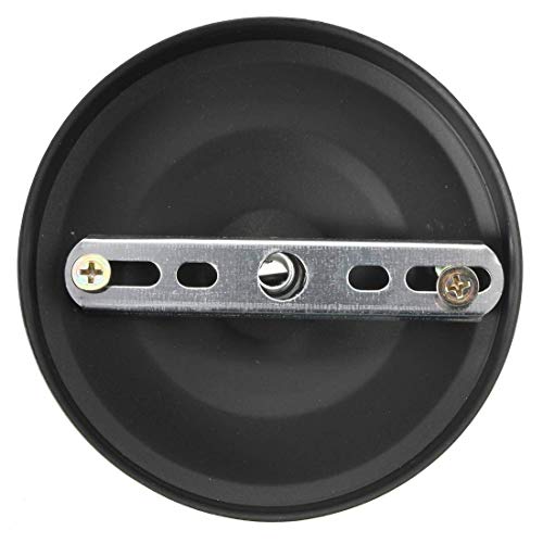 Plafón de techo de la lámpara de la vendimia, lámpara colgante del sostenedor (negro)