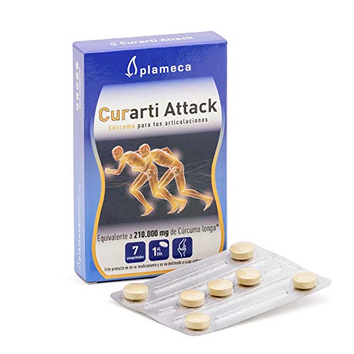 Plameca - Curarti Attack 7 Comprimidos, color Azul, 100 g