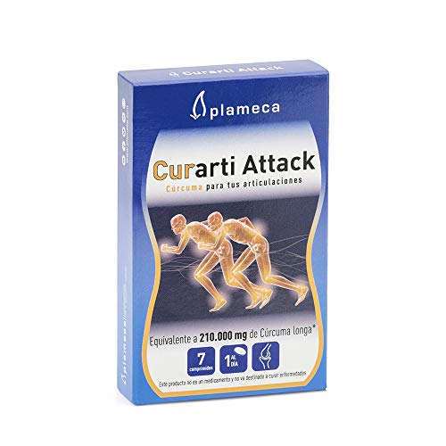 Plameca - Curarti Attack 7 Comprimidos, color Azul, 100 g
