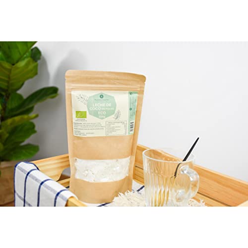 Planeta Huerto | Leche de Coco en Polvo Ecológica - 200 gr | Con Propiedades Antioxidantes, Hidratantes y Antibacterianas | Mezclar con Agua o Añadir en Batidos, Postres, Helados o Salsas