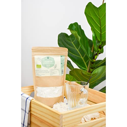 Planeta Huerto | Leche de Coco en Polvo Ecológica - 200 gr | Con Propiedades Antioxidantes, Hidratantes y Antibacterianas | Mezclar con Agua o Añadir en Batidos, Postres, Helados o Salsas