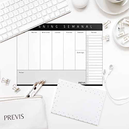 Planificador Semanal A4 Con Diseño Minimalista y Productivo. Organizador Semanal A4. Planning Escritorio. Planner Organización.…