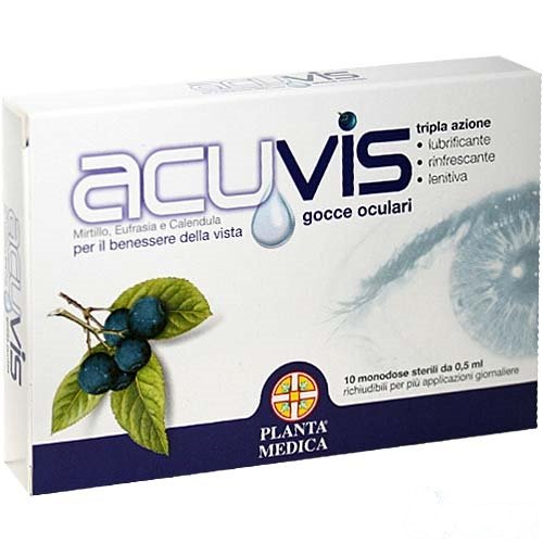 Planta médica Acuvis gotas oculares 10 x 0,5 ml