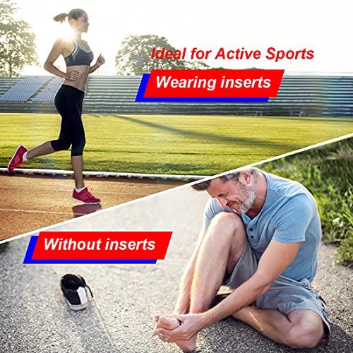 Plantillas Fascitis Plantar,Plantillas Gel Hombre Trabajo,Plantillas Memory Foam para Pies Planos,Espolon Calcaneo,Fascitis Plantar,Metatarsalgia L (EU42-47)