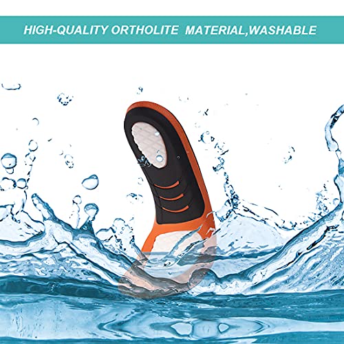 Plantillas Fascitis Plantar,Plantillas Gel Hombre Trabajo,Plantillas Memory Foam para Pies Planos,Espolon Calcaneo,Fascitis Plantar,Metatarsalgia L (EU42-47)