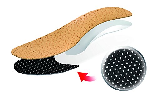 Plantillas Ortopédicas de Cuero para Niños, para Pies Planos, Arcos Caídos, Plano-Valgo, con Soporte de Arco y Talón, de Kaps Apoyo Kids, Todas las Tallas (25-26 EUR / 7.5-8 UK Niños)