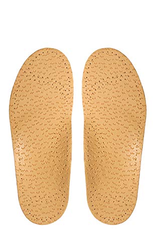 Plantillas Ortopédicas de Cuero para Niños, para Pies Planos, Arcos Caídos, Plano-Valgo, con Soporte de Arco y Talón, de Kaps Apoyo Kids, Todas las Tallas (25-26 EUR / 7.5-8 UK Niños)