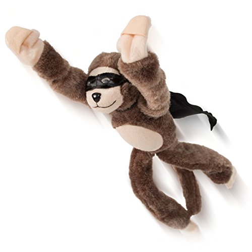 Playmaker Toys Flingshot Flying Monkey Plush Toy, Brown by Wesinster