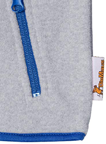 Playshoes Fleece Vest The Mouse Chaleco, Grey, 98 Unisex niños