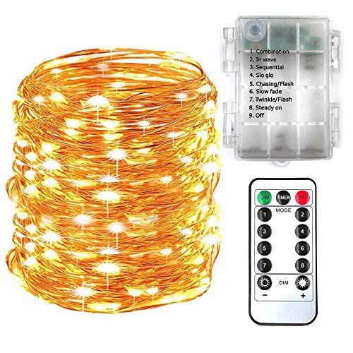 POCKETMAN Artificial Ivy Garland Plantas Falsas con 100 LED de luz de Cadena Hogar Cocina Jardín Oficina Boda Decoración de Pared Oficina Boda Decoración de Pared 12 Pack