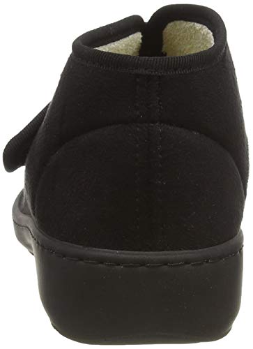 PodoWell DONUTS Zapatillas de casa para Unisex adulto, Negro, 39 EU