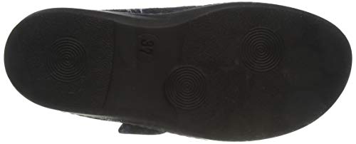 PodoWell DONUTS Zapatillas de casa para Unisex adulto, Negro, 39 EU