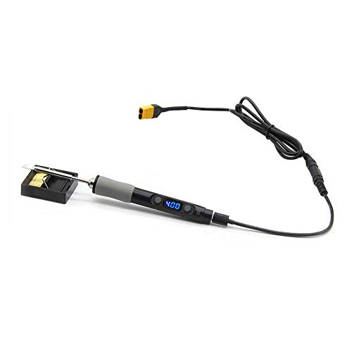 POHOVE Estación de soldadura eléctrica 60W Digital Tipo-C Soldador Kit de soldador portátil Multiusos 100℃ a 400℃ Estación de soldadura de reparación para principiante
