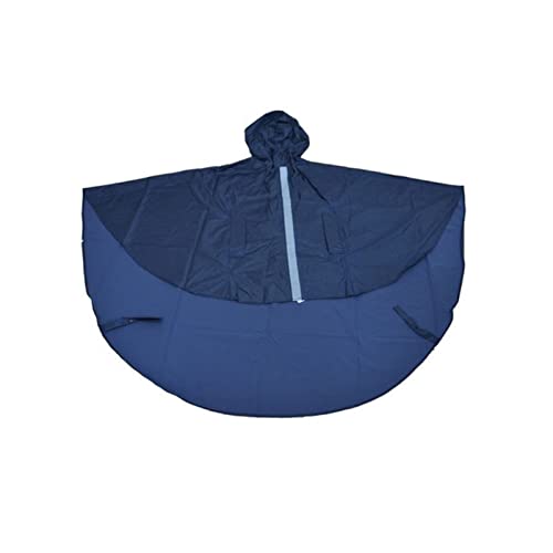 Poncho de Lluvia for Movilidad de Silla de Ruedas Viejo Scooter Grande Capa de Railo con Capucha Engranaje de Lluvia (Color : Svart, tamaño : L)