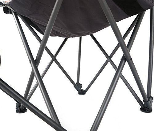 Portal Ole XL Camping Silla Plegable Silla de jardín reposapiés Respaldo Ajustable