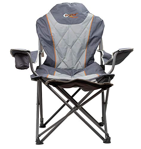 Portal Ole XL Camping Silla Plegable Silla de jardín reposapiés Respaldo Ajustable