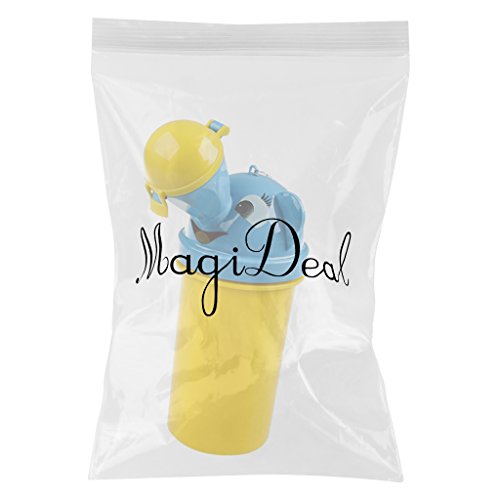 Portátil Orinal De Bebé Higiénico Urinal De Emergencia Para Acampar Asiento de Inodoro Para Niña Niños De Viajes En Coche - amarillo