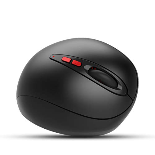 Portátil Ratón Inalámbrico Ratón óptico Ergonómico Vertical Inalámbrico 2.4g, Prevención De Codo De Tenista/enfermedad Del Ratón Protege Especialmente El Brazo Inalámbrico Multifuncional, Black