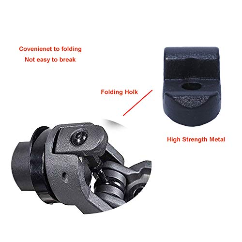 Poweka Gancho Plegable Scooter Hebilla de Reemplazo Reforzado Cerradura Reforzada Compatible con Xiao-mi M365 Scooter Eléctrico