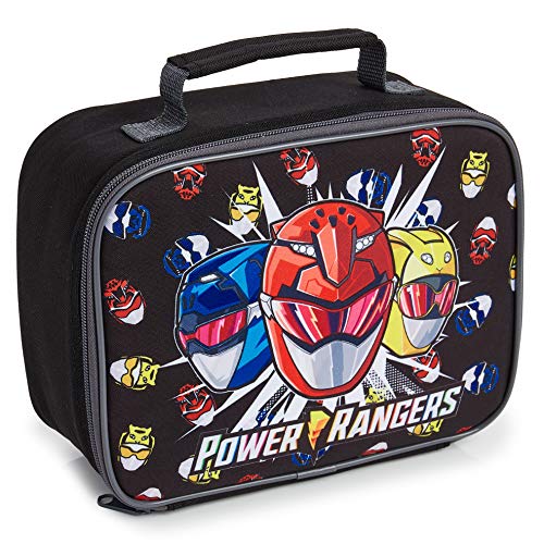 Power Rangers Bolsa Termica Porta Alimentos, Nevera Portatil Pequeña para Colegio Guarderia Excursion, Bolsa Isotermica para Almuerzo Merienda, Regalos Originales para Niños Niñas