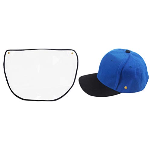 PRETYZOOM Gorra Protectora Careta de Seguridad Visera Completa Visera Protectora Protección de Cara Y Ojos con Películas Transparentes para Médicos Trabajos Médicos Hospitalarios Al Aire Libre