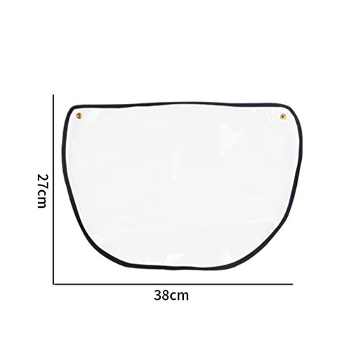 PRETYZOOM Gorra Protectora Careta de Seguridad Visera Completa Visera Protectora Protección de Cara Y Ojos con Películas Transparentes para Médicos Trabajos Médicos Hospitalarios Al Aire Libre