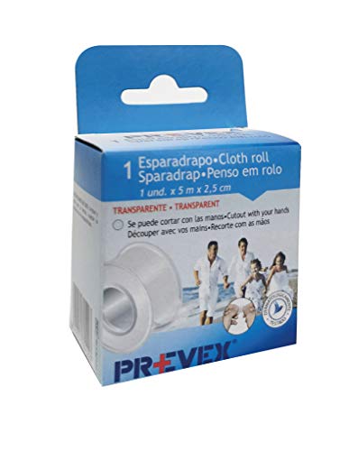 Prevex Esparadrapo Plástico Transparente Primeros Auxilios Kit 60 g