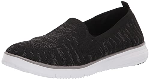 Propét Travel Fit Slipon, Mocasn Plano Mujer, Carbón Negro, 39 EU