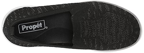 Propét Travel Fit Slipon, Mocasn Plano Mujer, Carbón Negro, 39 EU