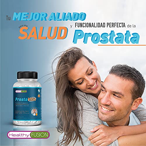 PROSTA VIDA | Complejo Natural para la Próstata | Mejora la salud y funcionamiento de la Próstata | Regula y controla las Urgencias Urinarias | Saw Palmetto, Reishi, Ortiga y Vitaminas | 90 Caps