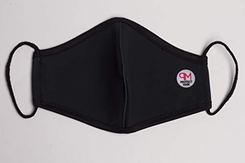 ProtectMask | Pack 3 Mascarillas Higiénicas Reutilizables Homologadas de Neopreno | Mascarillas de Galaxia, Negra y Planeta Tierra | Certificada según UNE 0065:2020 y la CWA 17553 | Hasta 70 lavados