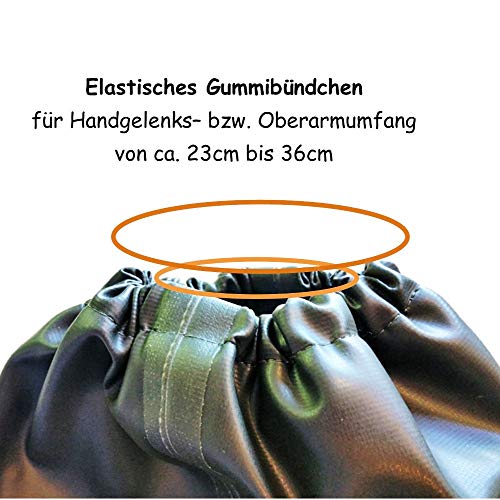 Protector de brazo profesional impermeable y resistente I Protección óptima contra salpicaduras contra rasguños y espinas desde la muñeca hasta el codo I resistentes a los álcalis y ácidos