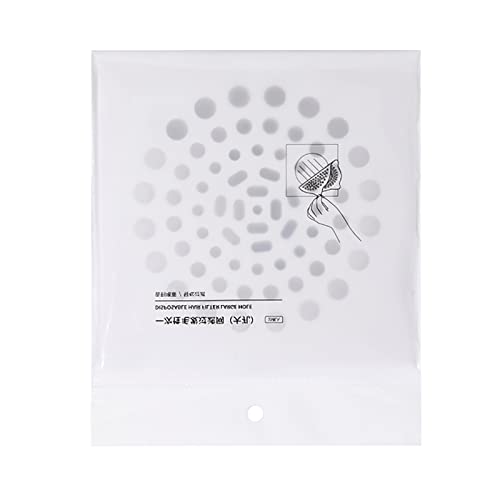 Protector de drenaje, filtro de drenaje, papel de filtro de drenaje de piso, tela blanca no tejida, protector de cubierta de drenaje desechable para bañera, baño, cocina, fregadero de mano, cubierta