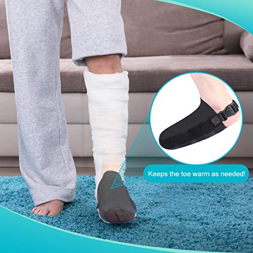 Protector de Escayola Impermeable, Ducha para Pie Tobillo Dedo del Pie y Lesión en la Pierna, Funda Protectora Protección Impermeable para Bañarse Mantenga Vendaje Fundido Seco (Calcetines)